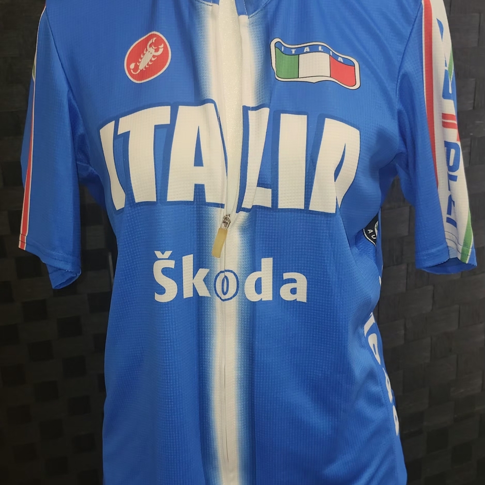 Castelli Italia Blue Cycling Jersey - Picture 6 of 6